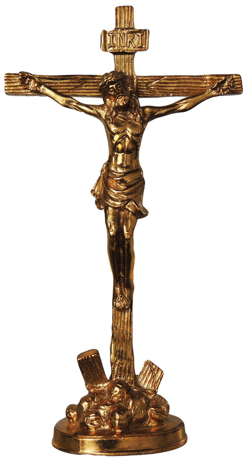 Brass Jesus & Cross God Idol Statue 1.332Kg